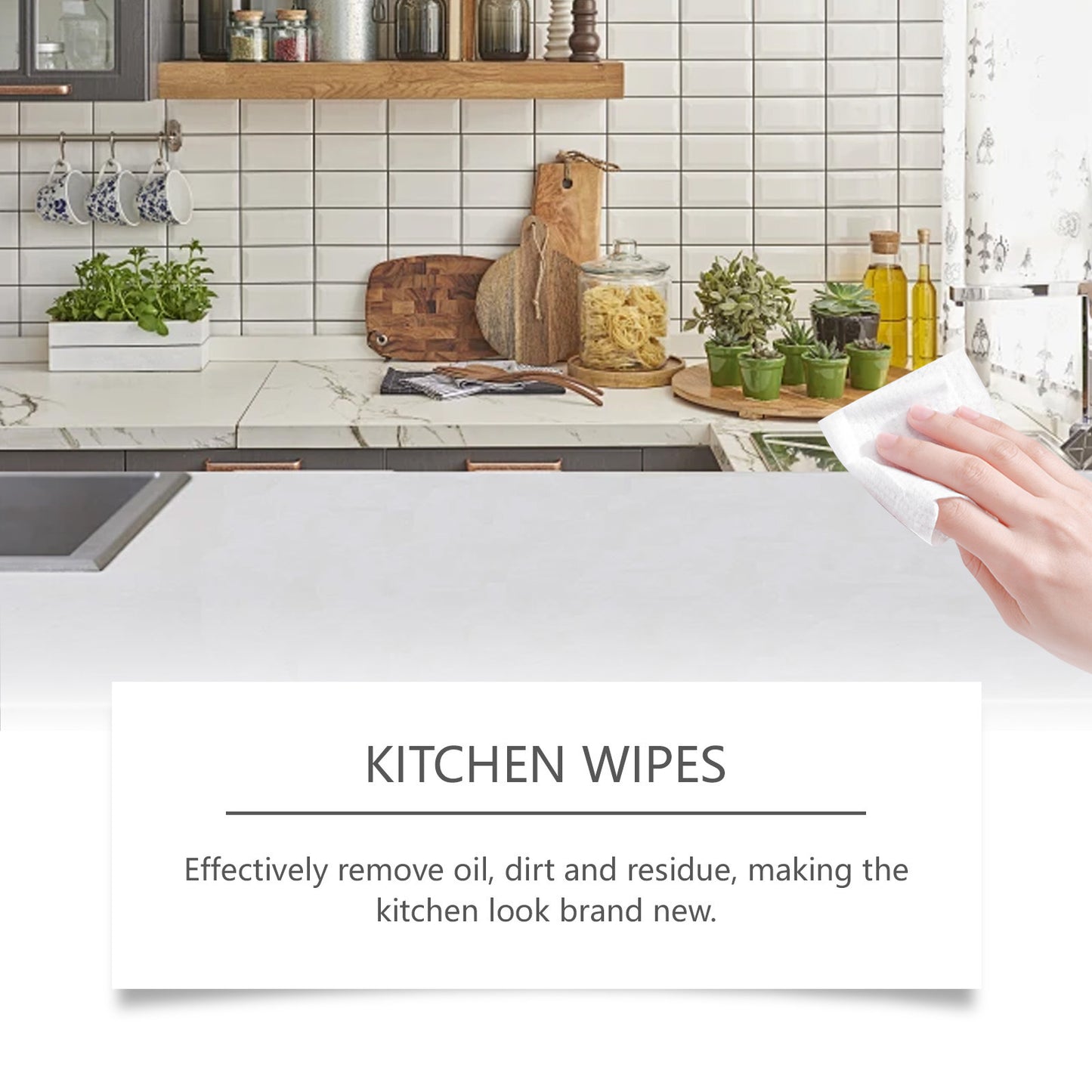 Kitchen Wipes - 40 Pcs