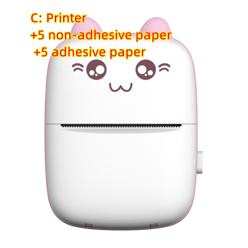 Mini Bluetooth Printer With Rolls