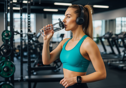 Multiplex Store Fitness Bundle - Fitness Watch, Headphones and Stainless Steel Water Bottle