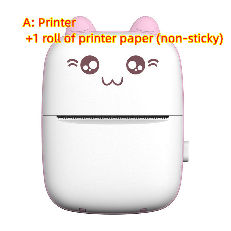 Mini Bluetooth Printer With Rolls